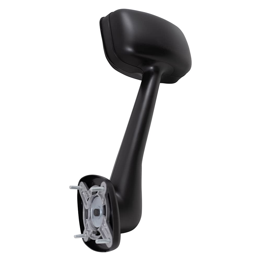 2008-2017 Freightliner Cascadia Driver Side Manual Mirror - Black Hood Mount Replacement (Paint to Match) | Perfect for Truck Repairs & Fleet Maintenance