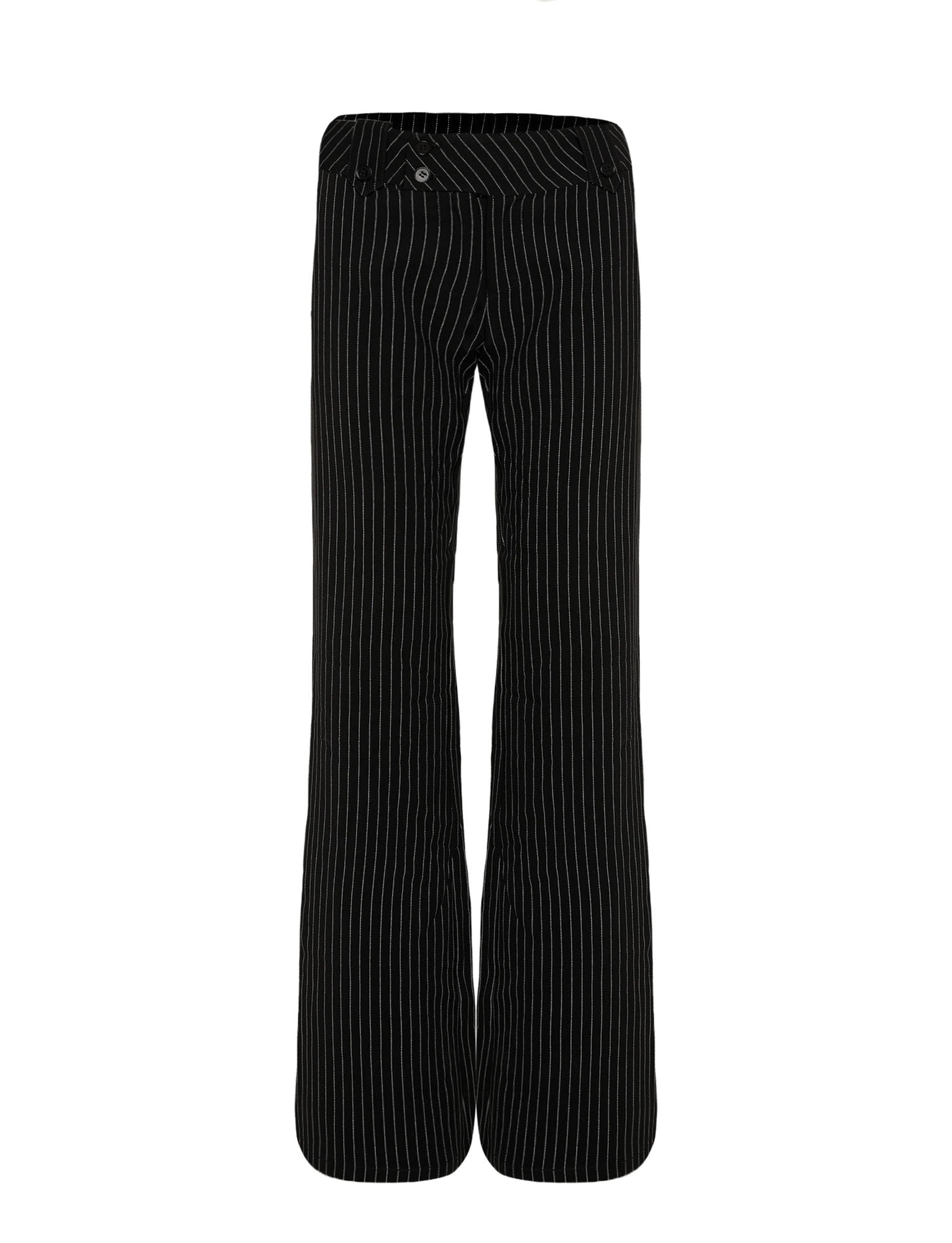 KITTIE PANT PINSTRIPE - Stylish Women's High-Waisted Pants for Work, Office & Casual Wear | Comfortable Stretch Fabric | Trendy Striped Design
