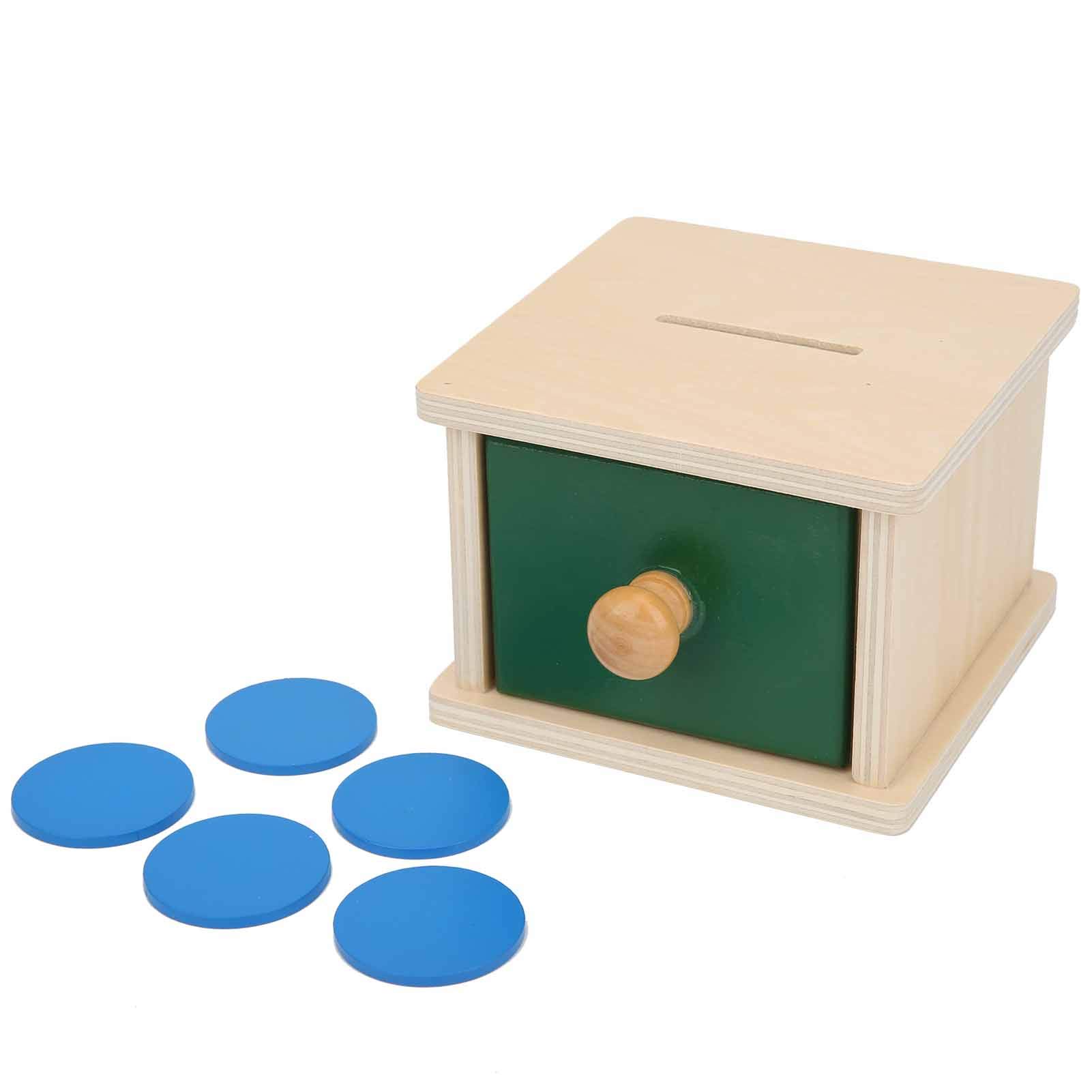 Wooden Ball Box - Montessori Imbucare Toy for Toddlers & Baby Girls - Learning Play at Home
