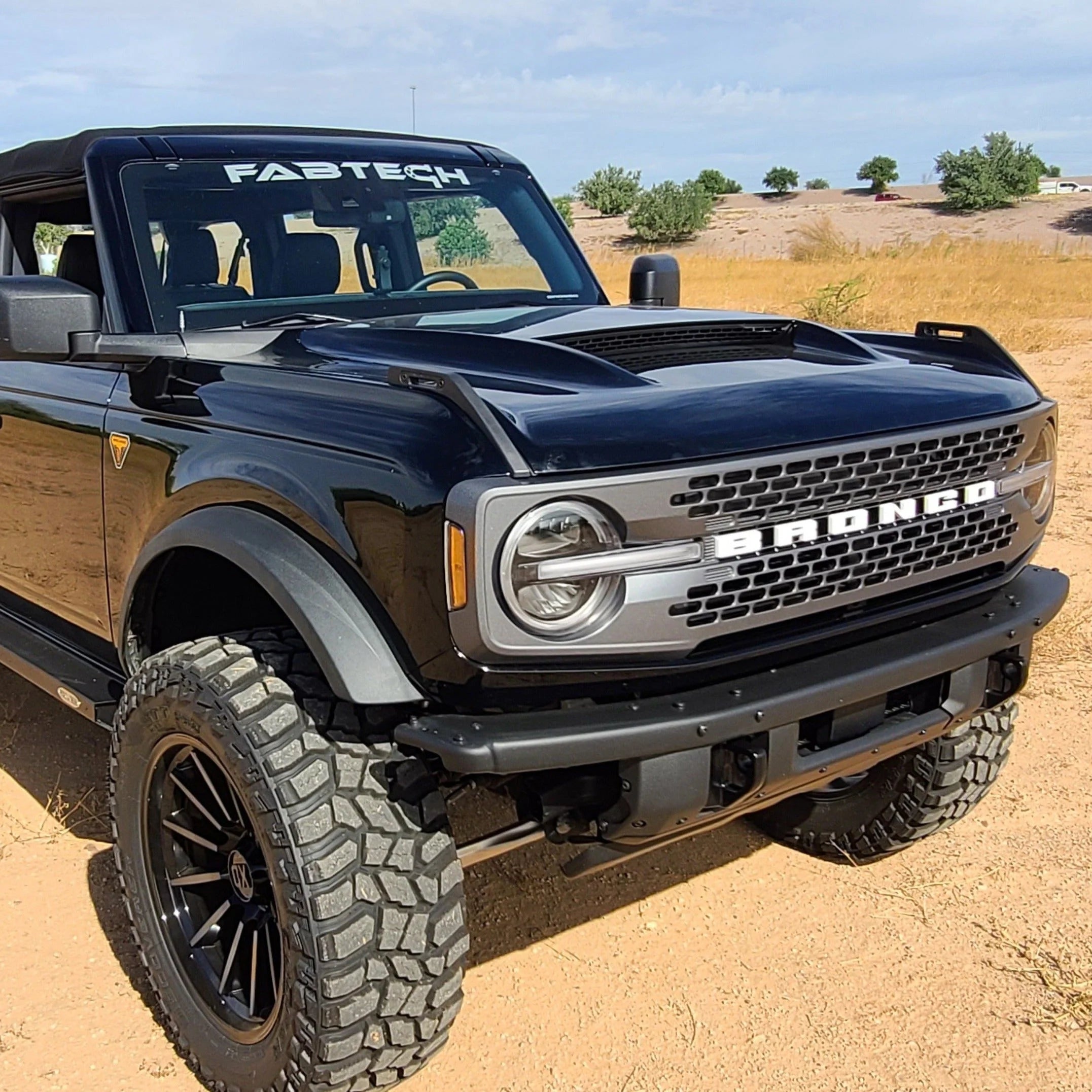 2021-2025 Ford Bronco Ram Air Hood - High Performance Cold Air Intake Scoop for Off-Road & Street Driving - Enhances Engine Cooling & Airflow for Adventure & Daily Commute