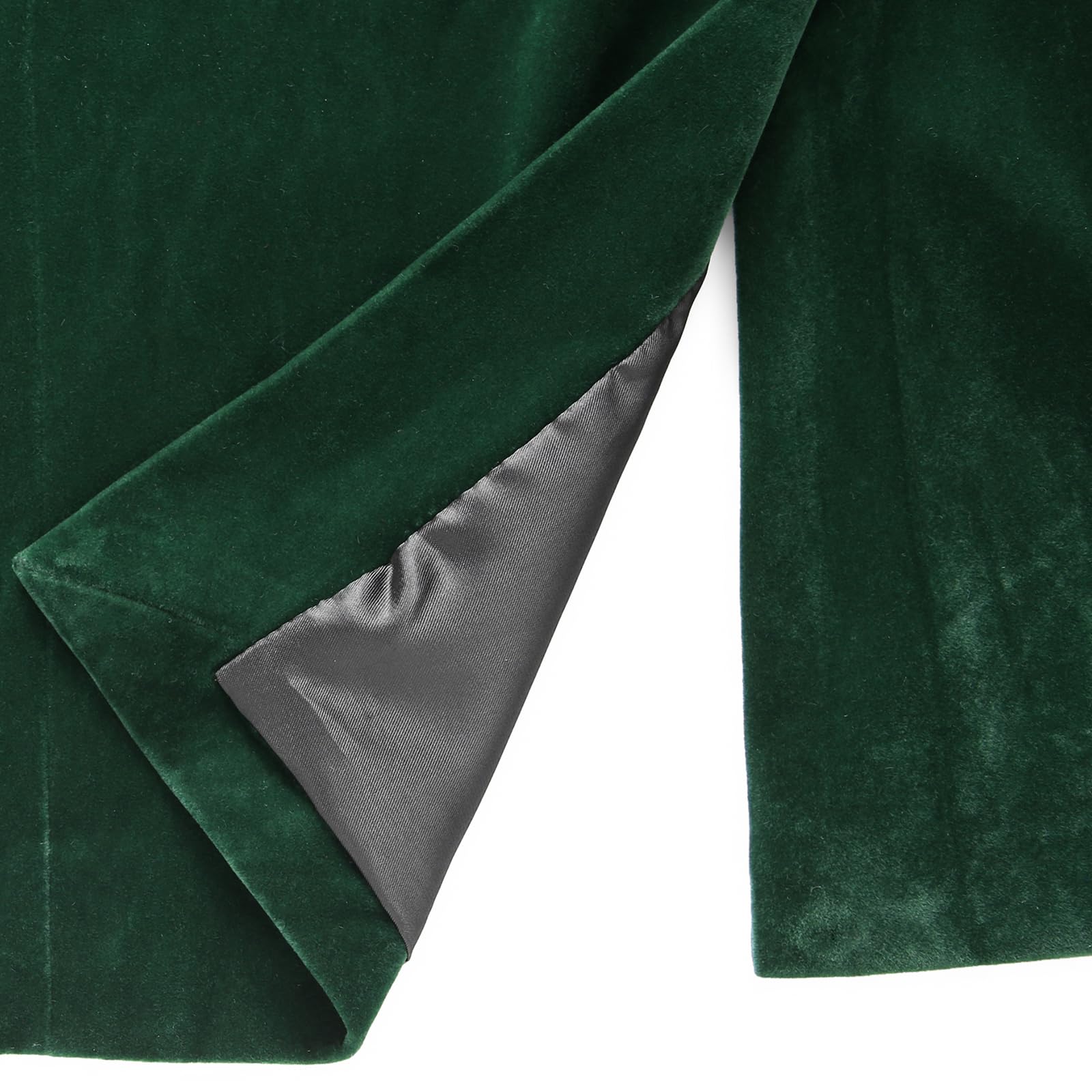 Men's Velvet Slim Fit Blazer - Peaked Lapel Single Button Tuxedo Jacket for Wedding, Prom & Formal Events | Elegant Dinner Party & Evening Wear