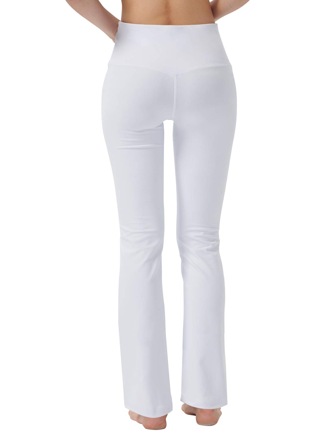 Women's Bootcut Yoga Pants with Hidden Pockets - High Waist Tummy Control Workout & Work Pants - Perfect for Gym, Office & Casual Wear