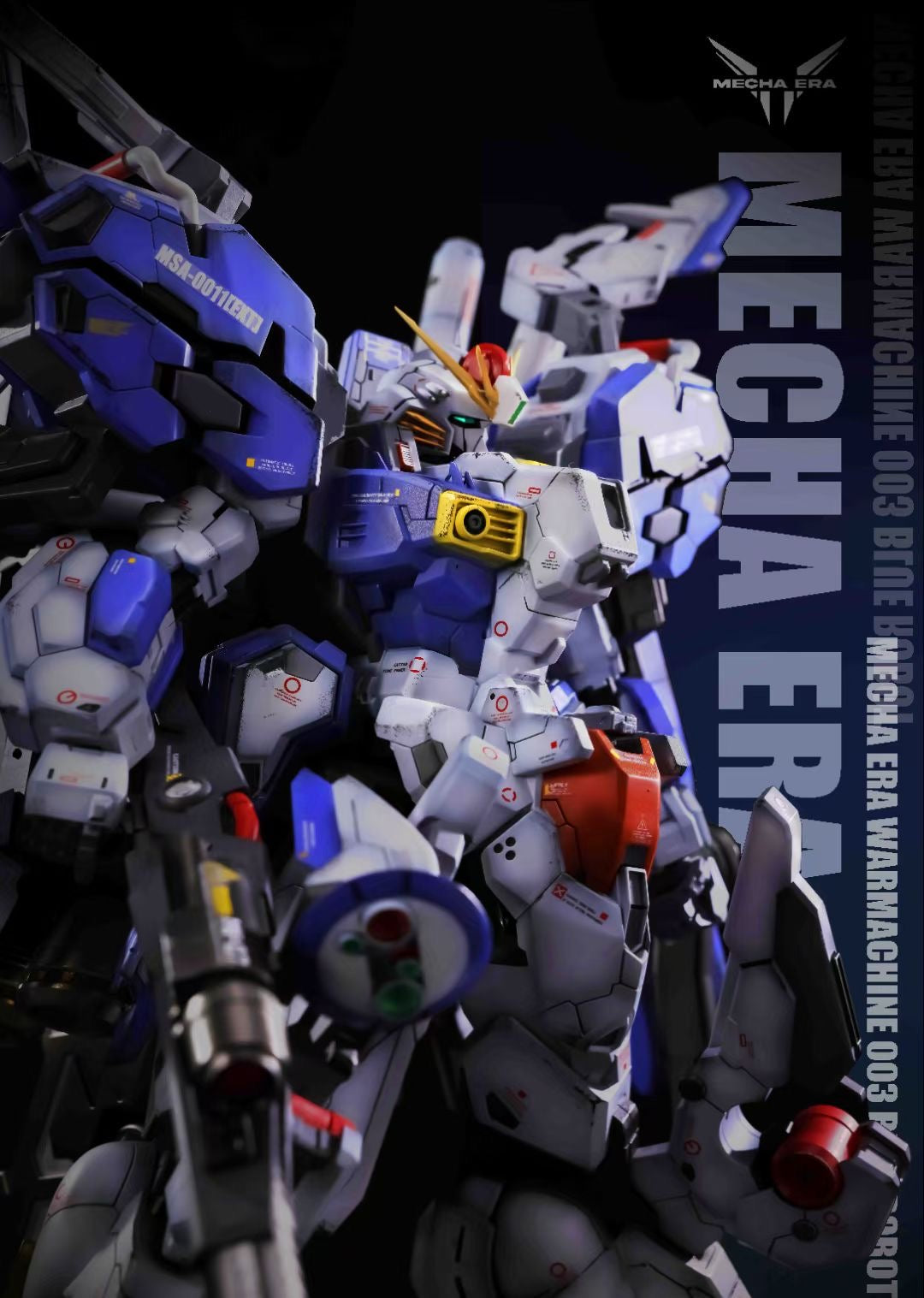 Mecha Era Studio Blue Gundam Model Kit - High-Quality Collectible Action Figure for Anime Fans & Gundam Enthusiasts | Perfect for Display, Cosplay, and Gift Giving