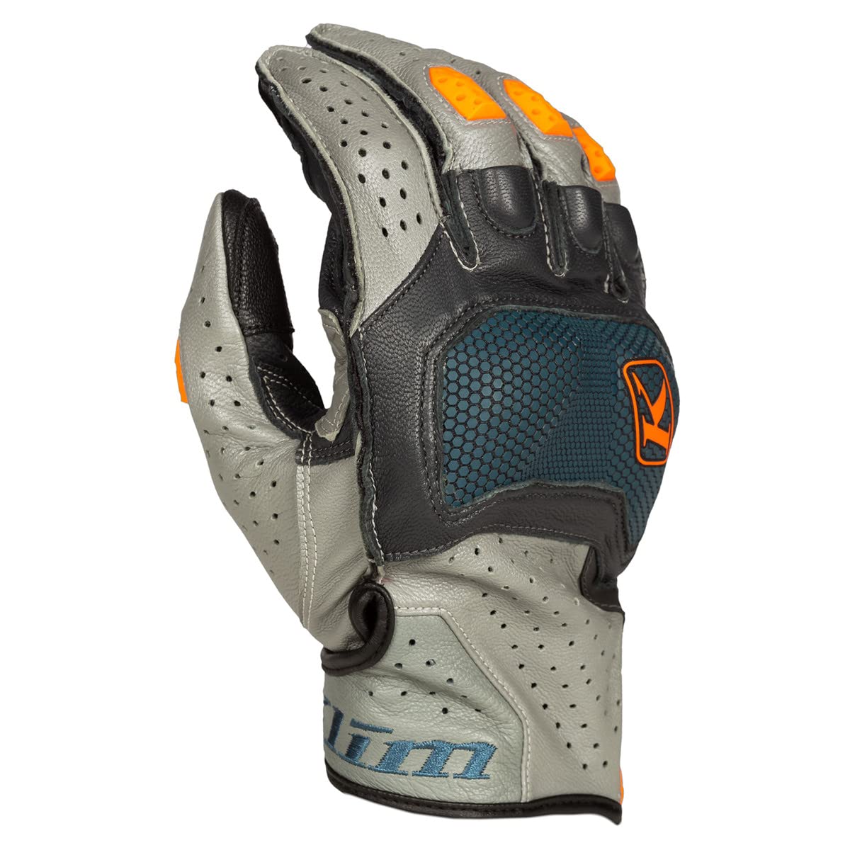 KLIM Badlands Aero Pro Adventure Motorcycle Short Gloves - Durable & Breathable Riding Gloves for Off-Road & Street Biking - Perfect for Adventure Tours, Commuting & Long Distance Rides