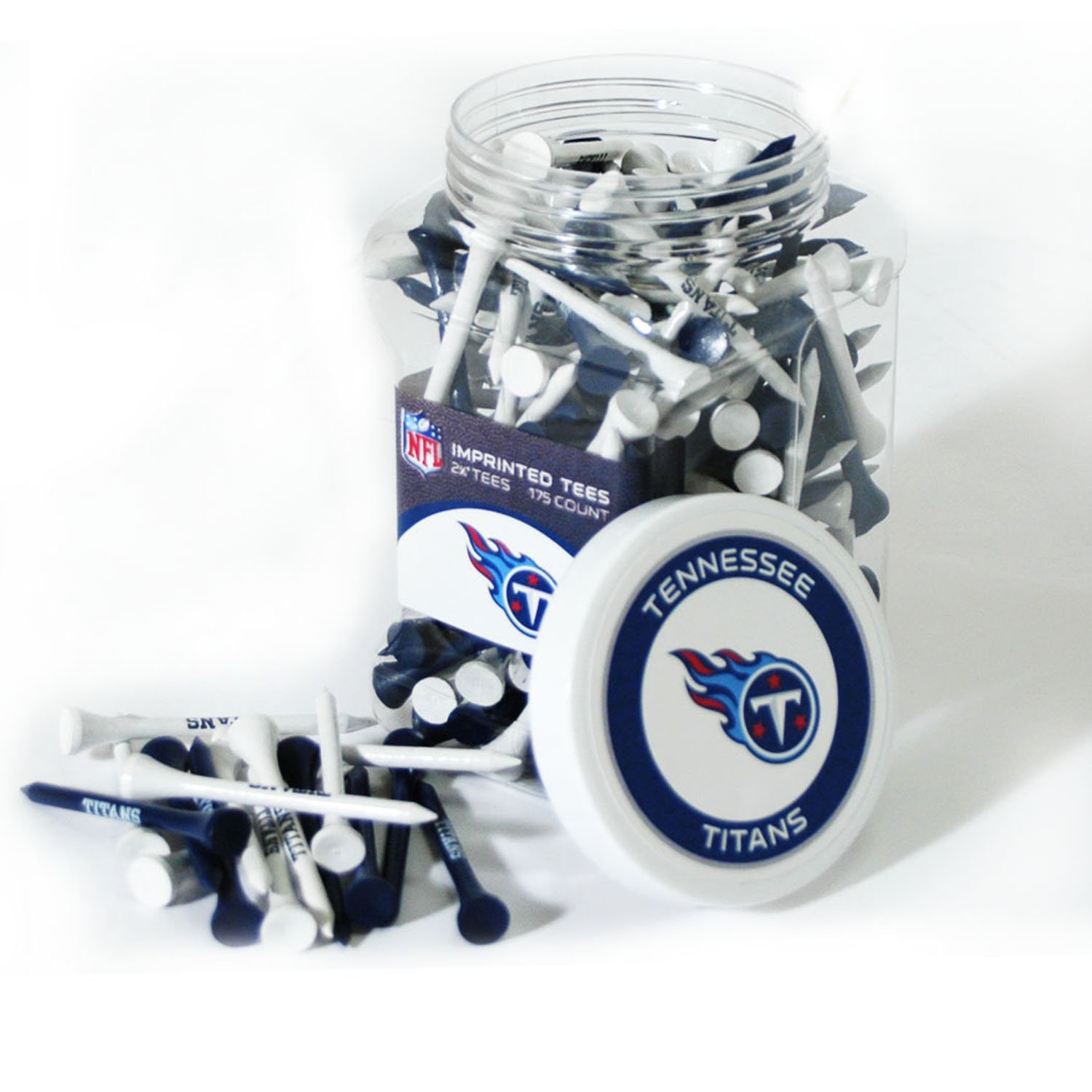 Team Golf Unisex Adult 175 Golf Tees - Premium Wooden Golf Tees for Men & Women - Perfect for Driving Range, Practice & Tournament Play