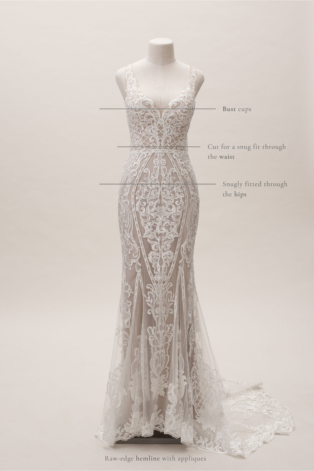 Wtoo Viola 11109 Wedding Gown - Elegant Lace Bridal Dress for Church Ceremony & Formal Events