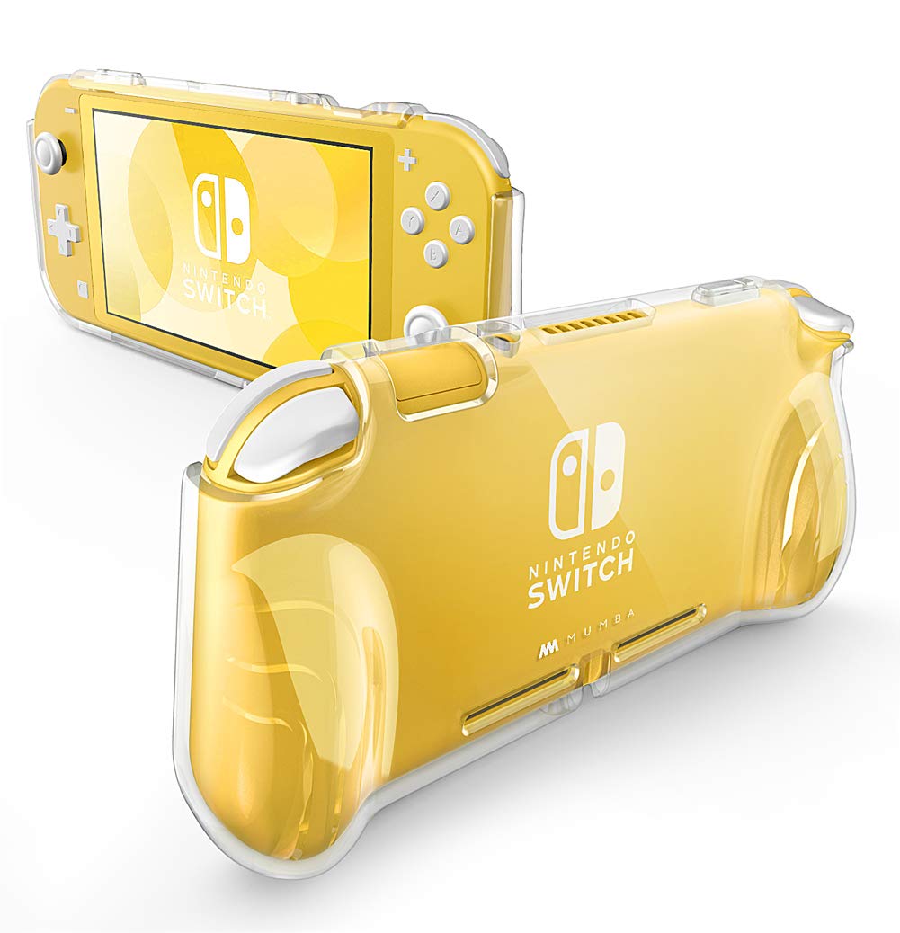 Nintendo Switch Lite 2019 Protective Case - Mumba Thunderbolt Series Clear TPU Grip Cover | Shockproof & Anti-Slip Design for Gaming, Travel & Everyday Use