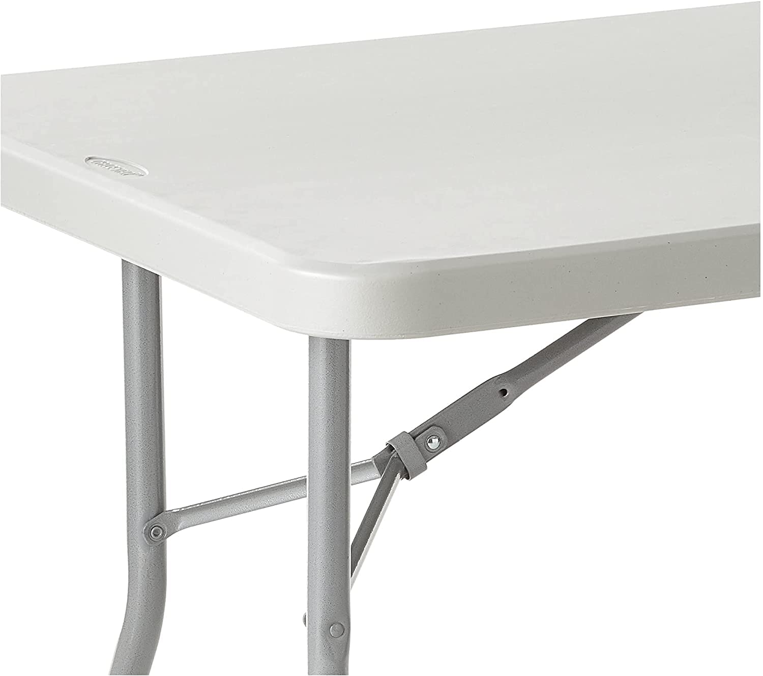 Office Star 5-Foot Light Gray Resin Folding Table - Durable Multipurpose Rectangle Table for Indoor & Outdoor Use | Perfect for Parties, Picnics, Camping & Home Office