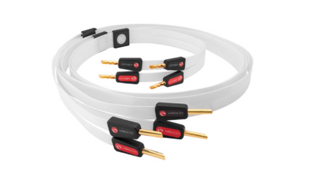 Nordost Leif White Lightning 3 High-End Speaker Cable Pair - Premium Audio for Home Theater & Hi-Fi Systems