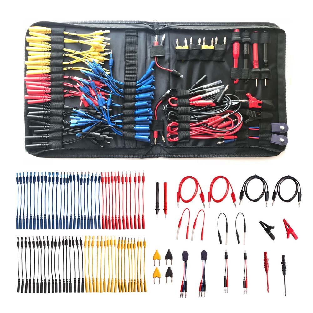 92-Piece Multi-Function Automotive Circuit Tester Kit with Test Leads, Electrical Testers & Diagnostic Tools - Essential for Car Electrical Repairs, DIY Auto Maintenance & Professional Mechanic Work