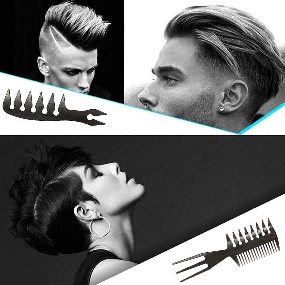 1pc Wide Teeth Hairbrush Comb for Men - Professional Beard Styling & Hairdressing Tool - Salon & Barber Accessory - Perfect for Home, Travel & Professional Grooming