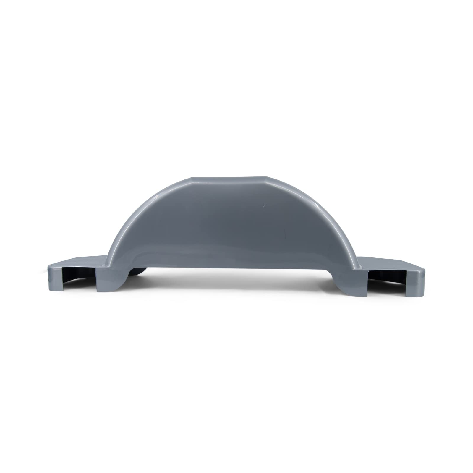 Heavy-Duty Silver Plastic Boat Trailer Fender with Steps - 9.7