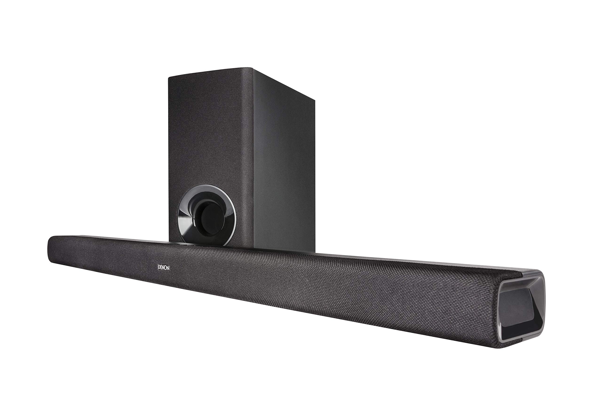 Denon DHT-S316 Premium Soundbar with Wireless Subwoofer - Bluetooth, Dolby Digital & DTS Decoding, HDMI ARC, Dialogue Enhancer - Wall Mountable Home Theater System for TV, Movies & Music Streaming (Black) - Perfect for Living Room Entertainment & Gaming Setup
