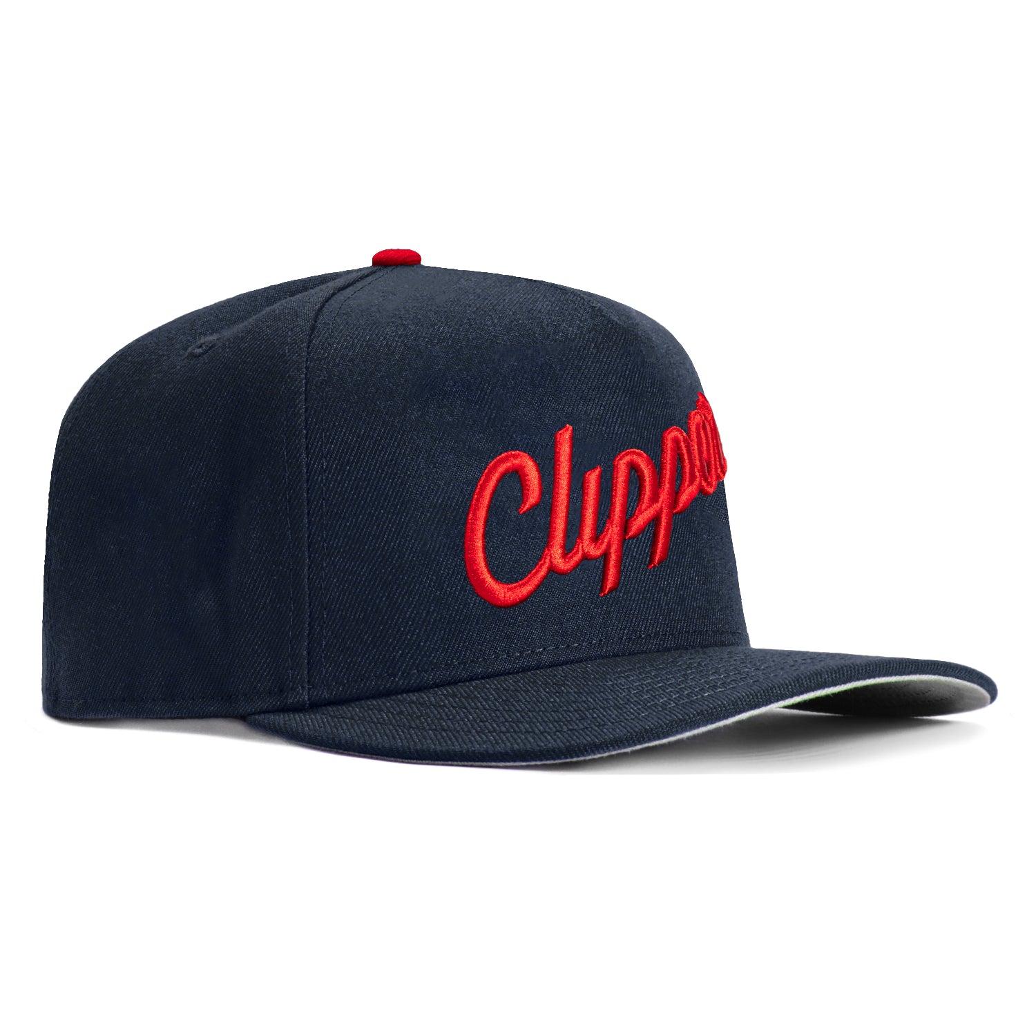 New Era 9Seventy Los Angeles Clippers Script Stretch Snapback Hat - Navy Blue Adjustable Baseball Cap for Men & Women - Perfect for Basketball Games, Streetwear Fashion & Sports Fans