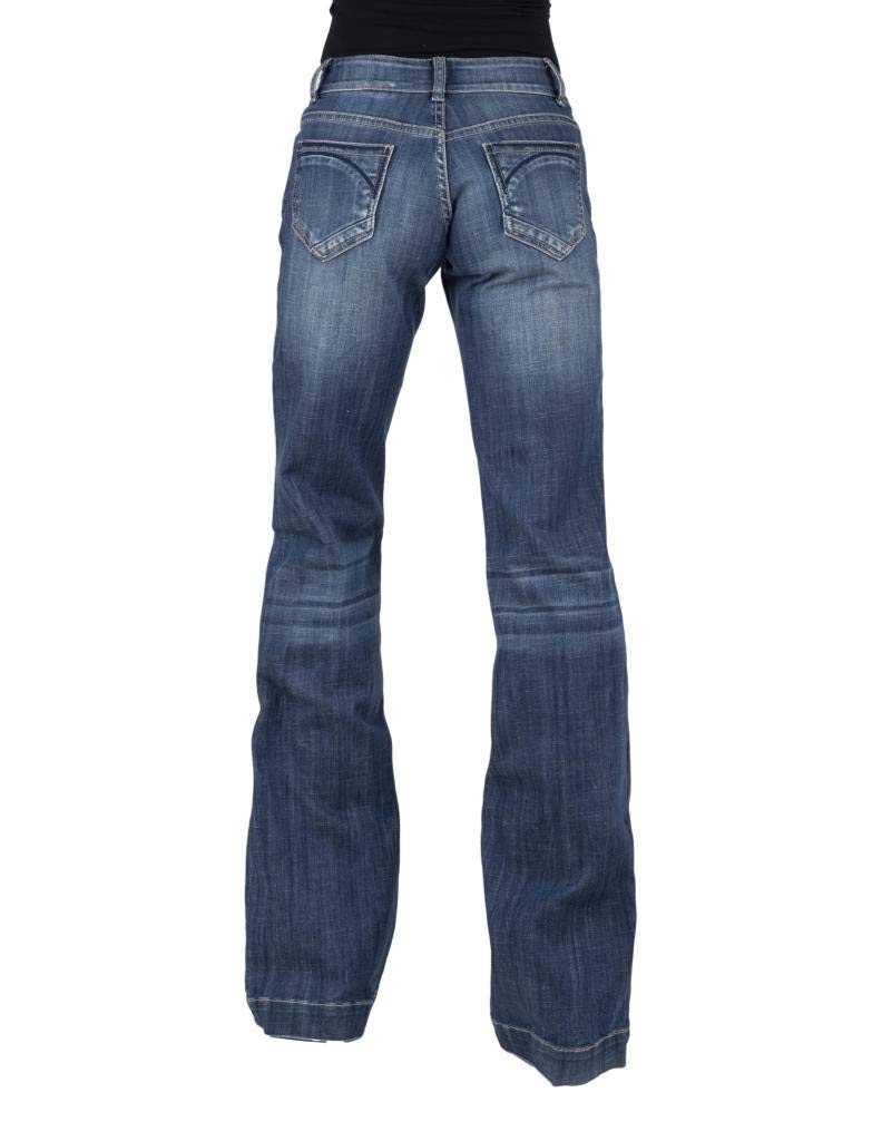 Stetson Women's 214 Trouper Jeans - Classic Blue Denim Pants, Size 6 Regular Fit | Comfortable & Stylish for Work, Casual Outfits & Everyday Wear
