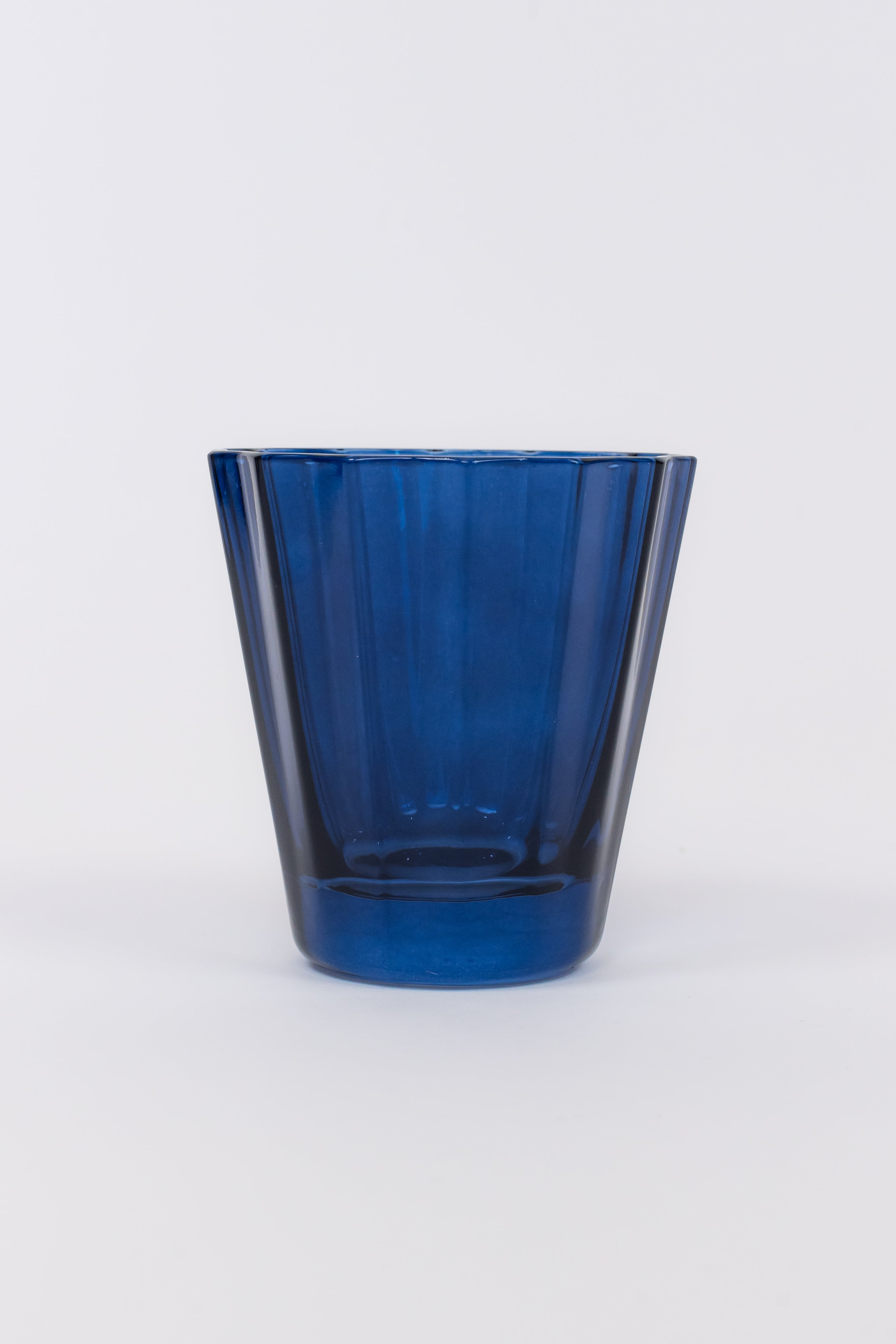 Estelle Colored Sunday Lowball Glasses - Set of 6 (Midnight Blue) | Elegant Cocktail & Whiskey Drinking Glasses for Home Bar, Party & Entertaining