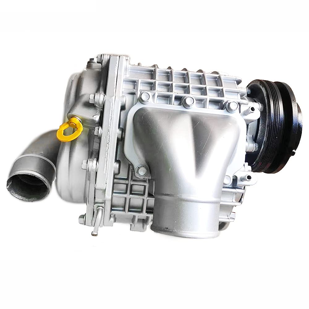 High Performance Universal Supercharger Compressor Booster Turbine Kit for 2.0-3.5L Engines - Compatible with Cherokee, TOYOTA Previa, Buick GL8, HOVER & More SUVs - Aluminum Roots Type - Boost Engine Power for Racing & Off-Road Adventures