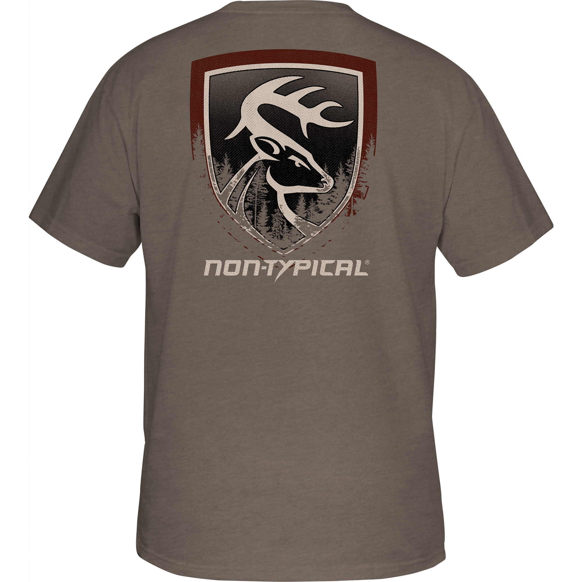 Non-Typical In The Woods Logo Graphic T-Shirt for Men - Comfortable Casual Tee for Hunting, Camping & Outdoor Adventures