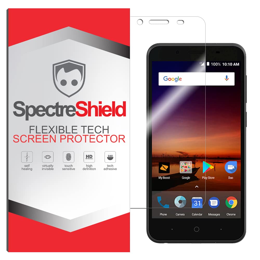 ZTE Tempo X Screen Protector - Spectre Shield Case Friendly Flexible TPU Film - Full Coverage Clear Protection for Everyday Use & Travel