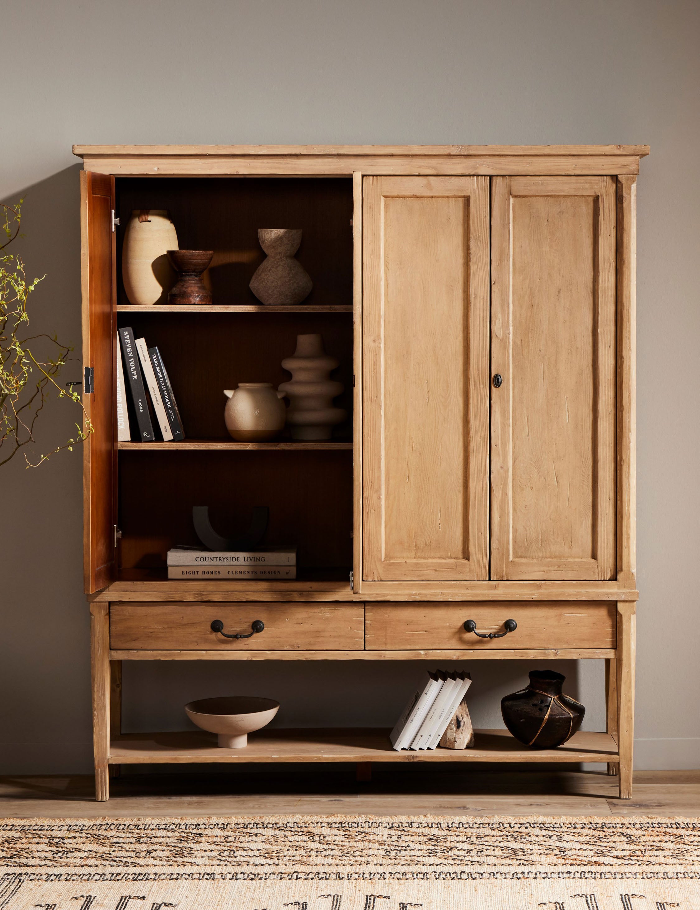 Chaperal Double Cabinet - Premium Storage Solution for Kitchen, Bathroom & Office Organization | Space-Saving & Durable Design