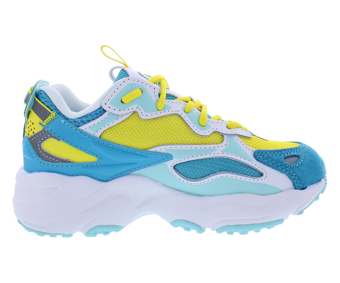 Fila Unisex Kids Ray Tracer Sneakers - Lightweight Running Shoes for Boys & Girls - Perfect for School, Sports & Everyday Wear