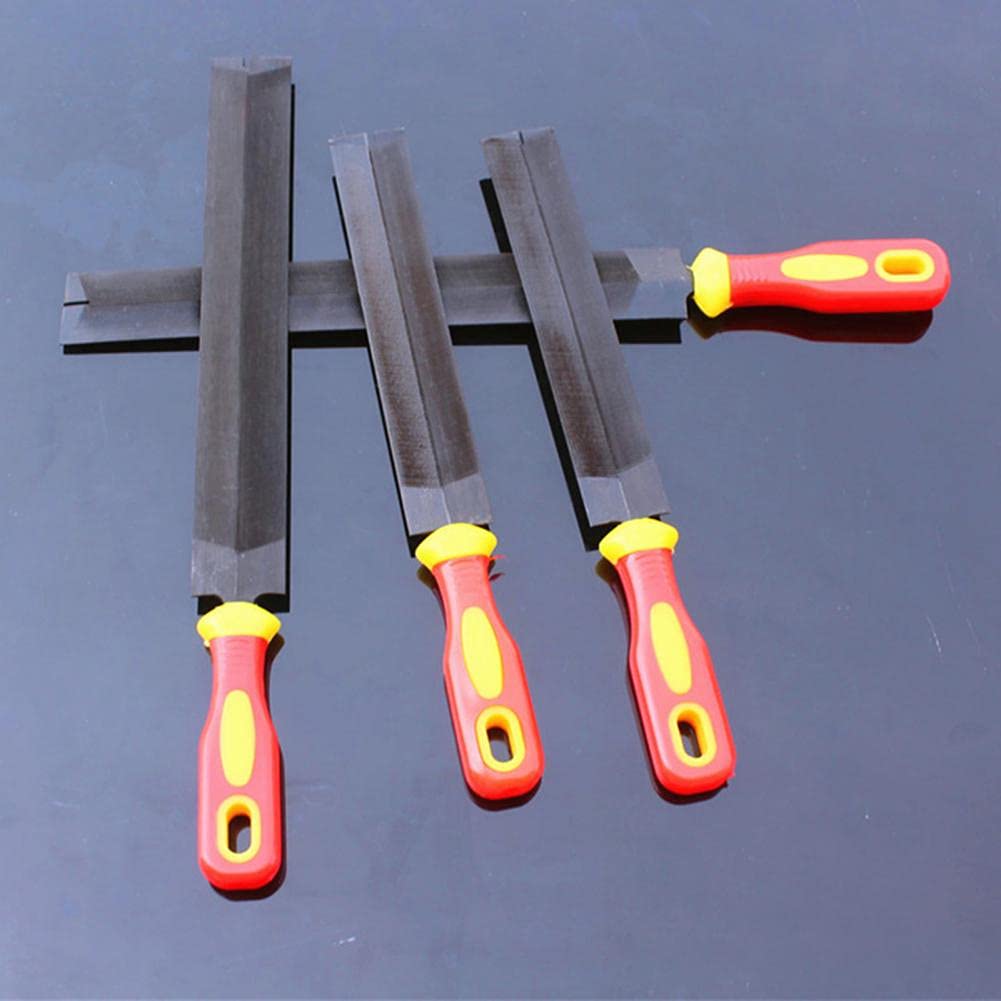 Diamond Shape Tooth Pattern Wood Rasp File - 6 Inch Corrosion Resistant Steel File for Kitchen, Woodworking & DIY Projects | Perfect for Carving, Shaping & Smoothing Wood, Metal & Plastic