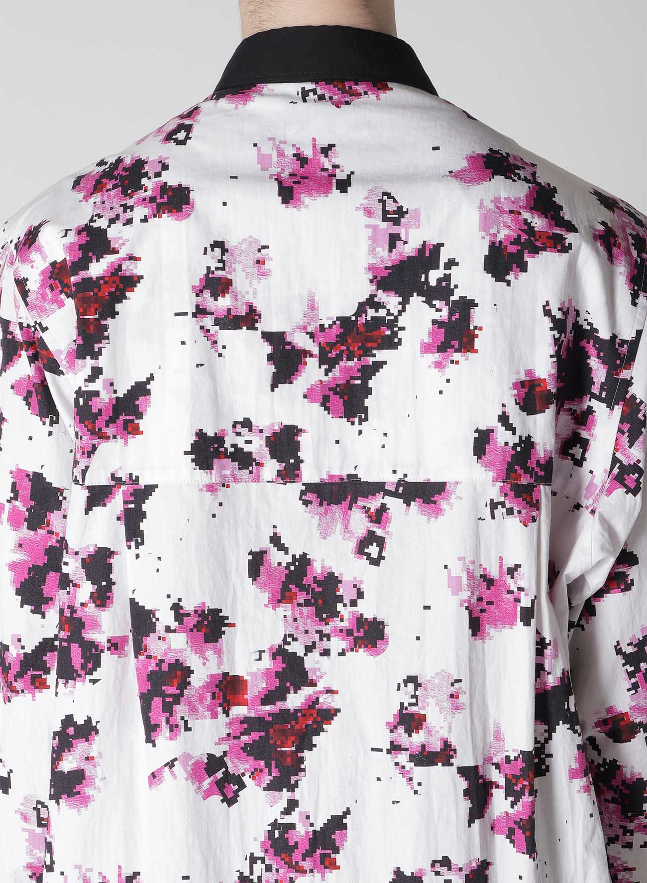 BROAD FLOWER PT BIG BLOUSE - Women's Flowy Boho Blouse with Floral Print, Loose Fit Tunic Top for Casual Wear, Beach Cover-Up & Summer Outfits