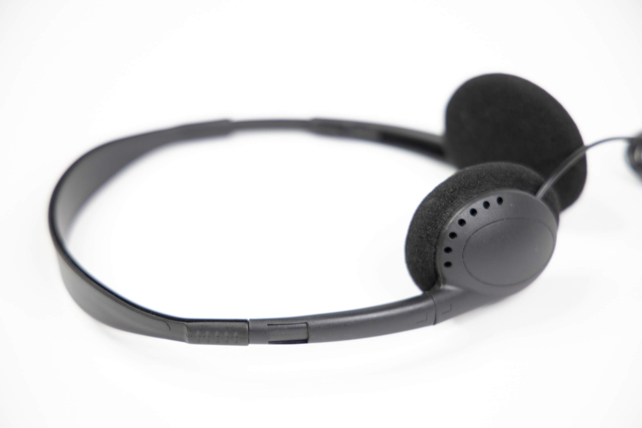 (30 Pack) Bulk Disposable Headphones - Adjustable & Reusable for School, Library, Classroom, Airplane, Hospital, Museum, Hotel, Gym - Comfortable & Compact for Students & Travelers - Perfect for Online Learning, Audio Tours & Noise Isolation