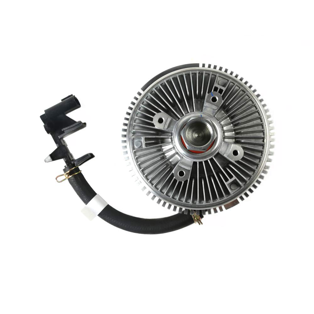 MOCA Electric Cooling Fan Clutch Replacement for 2003-2008 Isuzu Ascender 4.2L, 2006-2009 Chevy Trailblazer 6.0L, 2002-2009 Trailblazer, 2004-2007 Buick Rainier, 2002-2004 Oldsmobile Bravada 4.2L L6 DOHC - Perfect for Engine Overheating Prevention & Summer Driving
