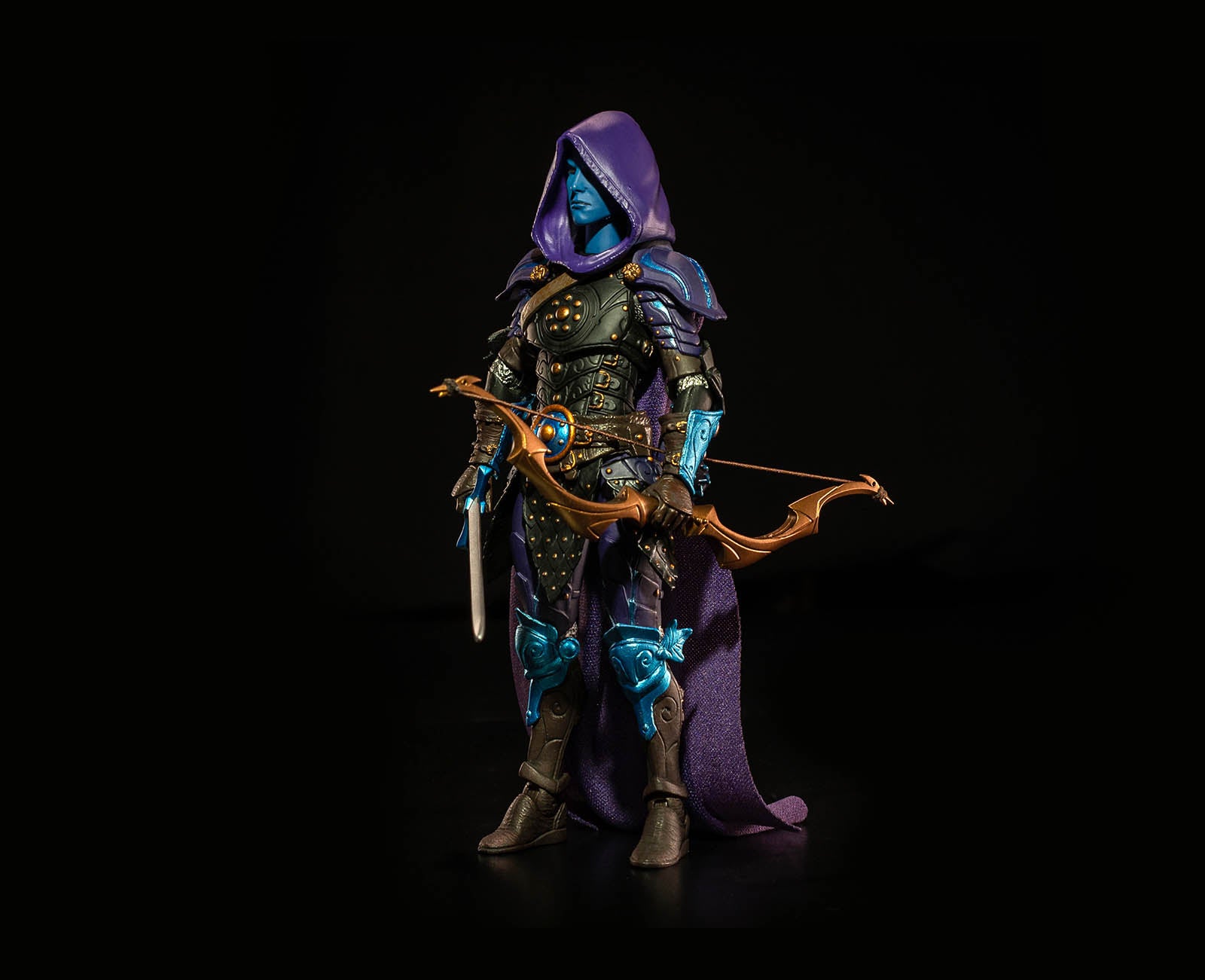 Mythic Legions: Circle of Poxxus Shadow Elf Ranger Action Figure - Collectible Fantasy Warrior for Display & Role-Playing Games