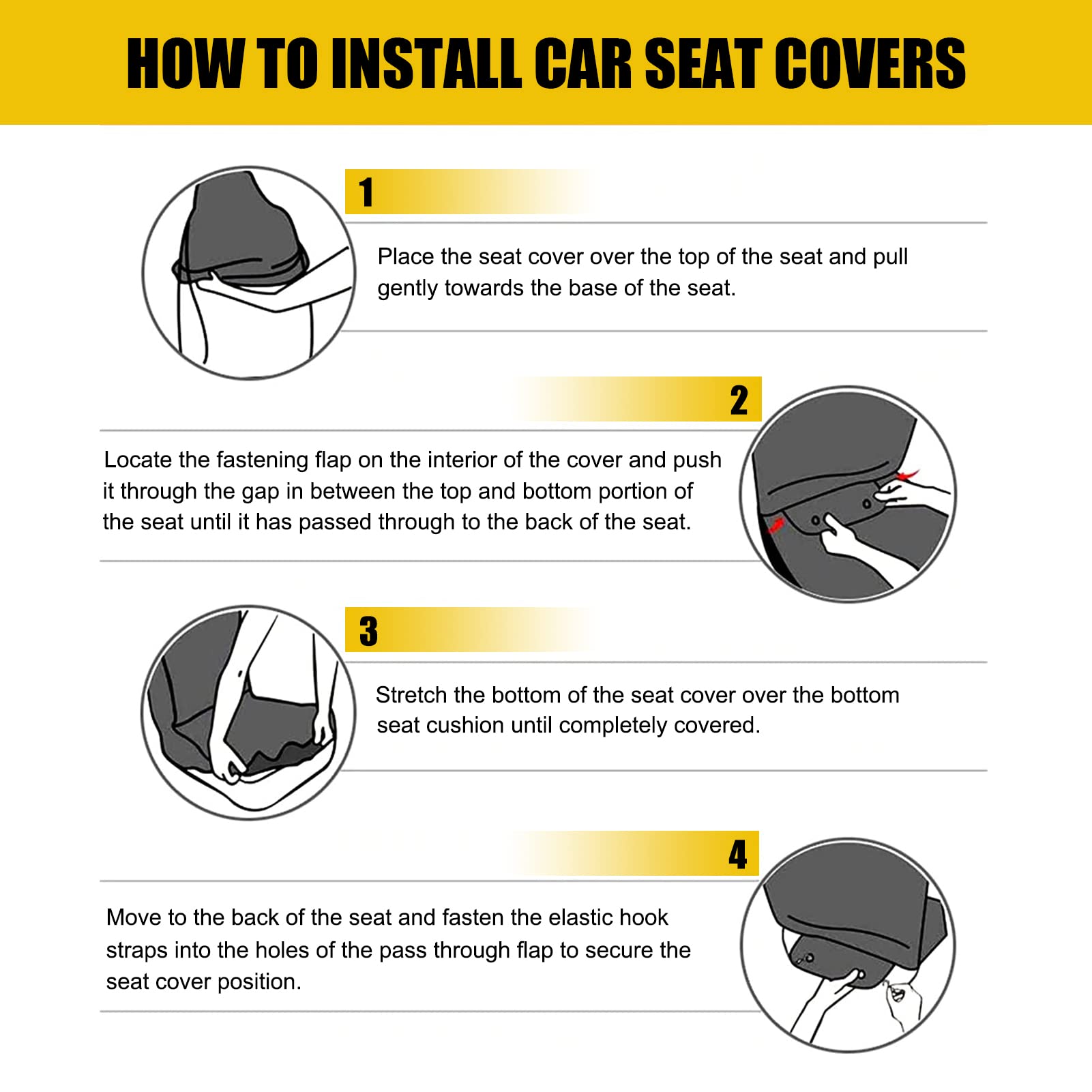 Aztec Rear Bench Seat Cover - Universal Stretchable Back Seat Protector for SUV & Truck - Split Design for Easy Access - Durable Car Interior Accessories for Kids & Pets - Perfect for Road Trips, Camping & Daily Commute