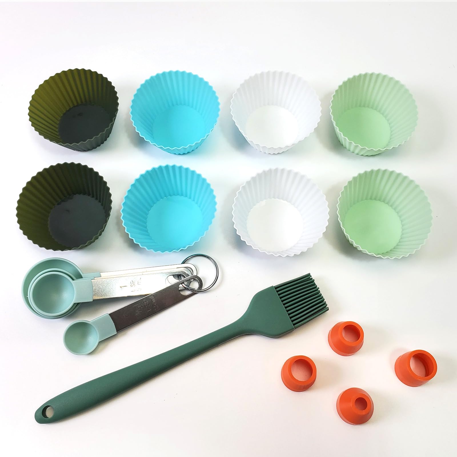 Stainless Steel Pancake Batter Dispenser 20oz with 4 Silicone Nozzles - Essential Baking Tool for Perfect Pancakes, Crepes & Waffles - Ideal for Home Kitchens, Breakfast Cafes & Bakeries