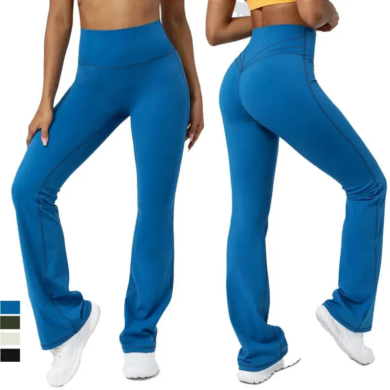 Women's High Waist Yoga Pants - 4-Way Stretch Tummy Control Workout Leggings for Running, Gym & Lounge - Bootcut Flare Pants with Sweat-Wicking Fabric (Ideal for Yoga, Pilates, Dance & Everyday Wear)