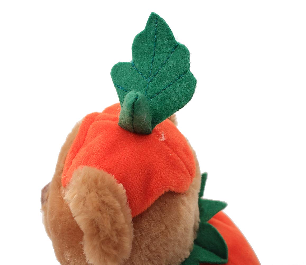 Plushland Halloween Stuffed Animal Teddy Bear in Pumpkin Costume - Soft & Cuddly 9