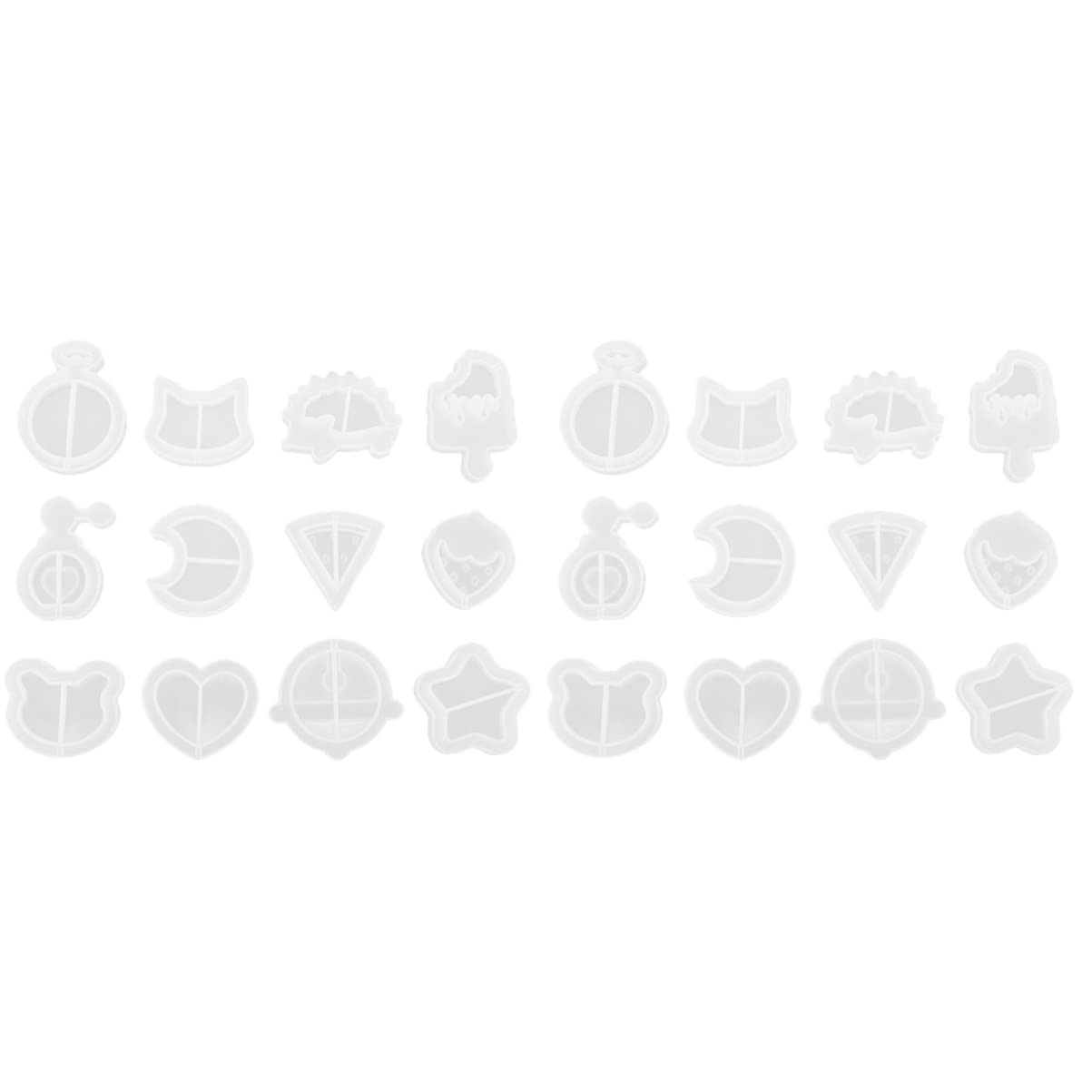COHEALI 2-Piece DIY Resin Jewelry Molds Set for Pendants & Keychains - Epoxy Craft Molds for Handmade Jewelry Making - Perfect for DIY Gifts, Home Decor, and Fashion Accessories