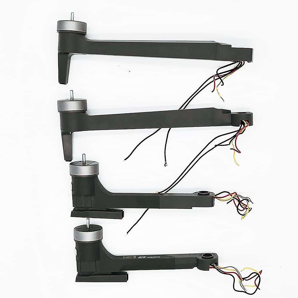 MJX B16 Pro Bugs 16 Pro RC Drone Quadcopter Replacement Motor Arm Set (Front Left + Front Right + Rear Left + Rear Right) - Durable Spare Parts for Aerial Photography & FPV Racing