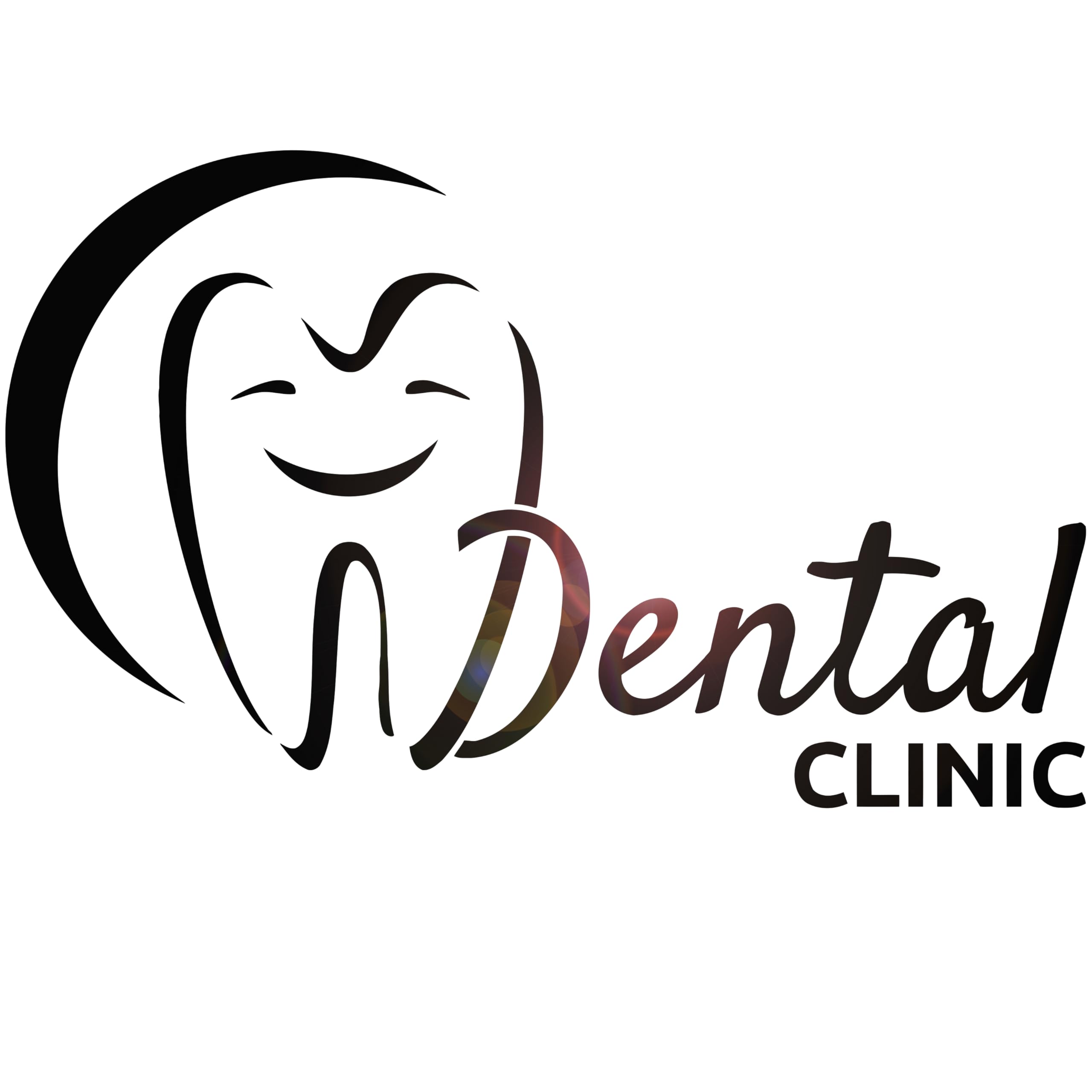 Dental Care Vinyl Wall Decal - Healthy Teeth Design for Dentist Clinic & Home Decor (Black, Large Size) | Perfect for Kids' Rooms, Dental Offices & Educational Spaces