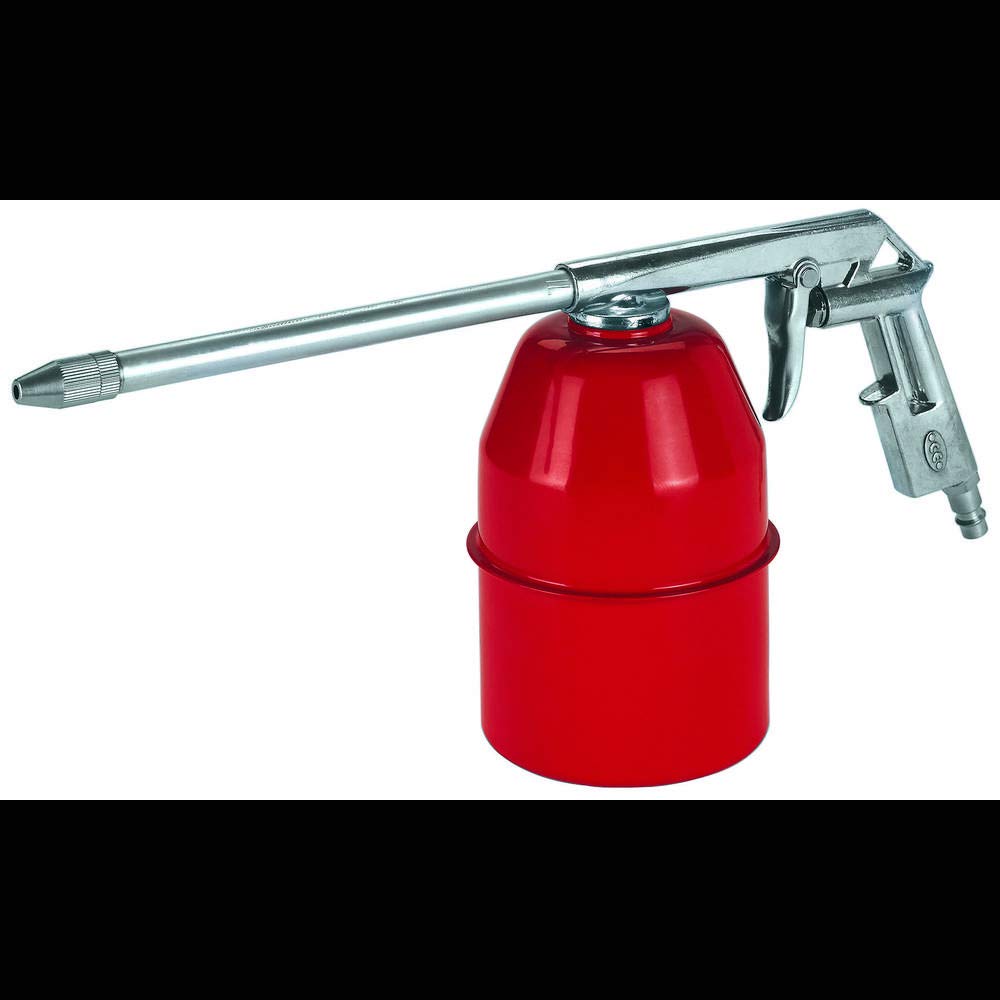 Einhell Grey Paint Spray Gun with Suction Tumbler - Professional Air Spray Gun for Home DIY, Woodworking & Automotive Painting Projects