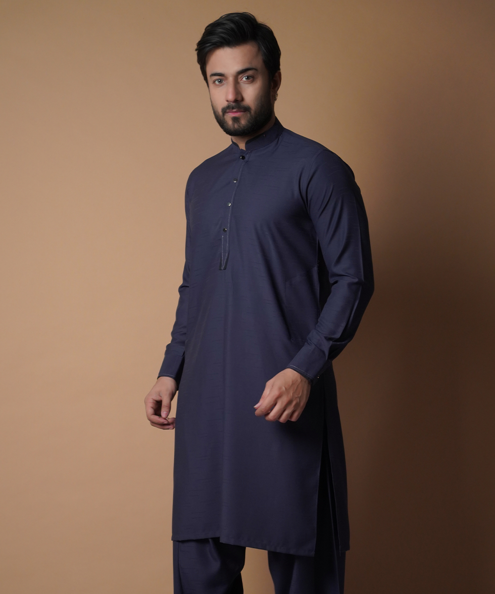 Elegant Deep Purple Shalwar Kameez for Women - Traditional Pakistani Outfit for Weddings, Parties & Festivals