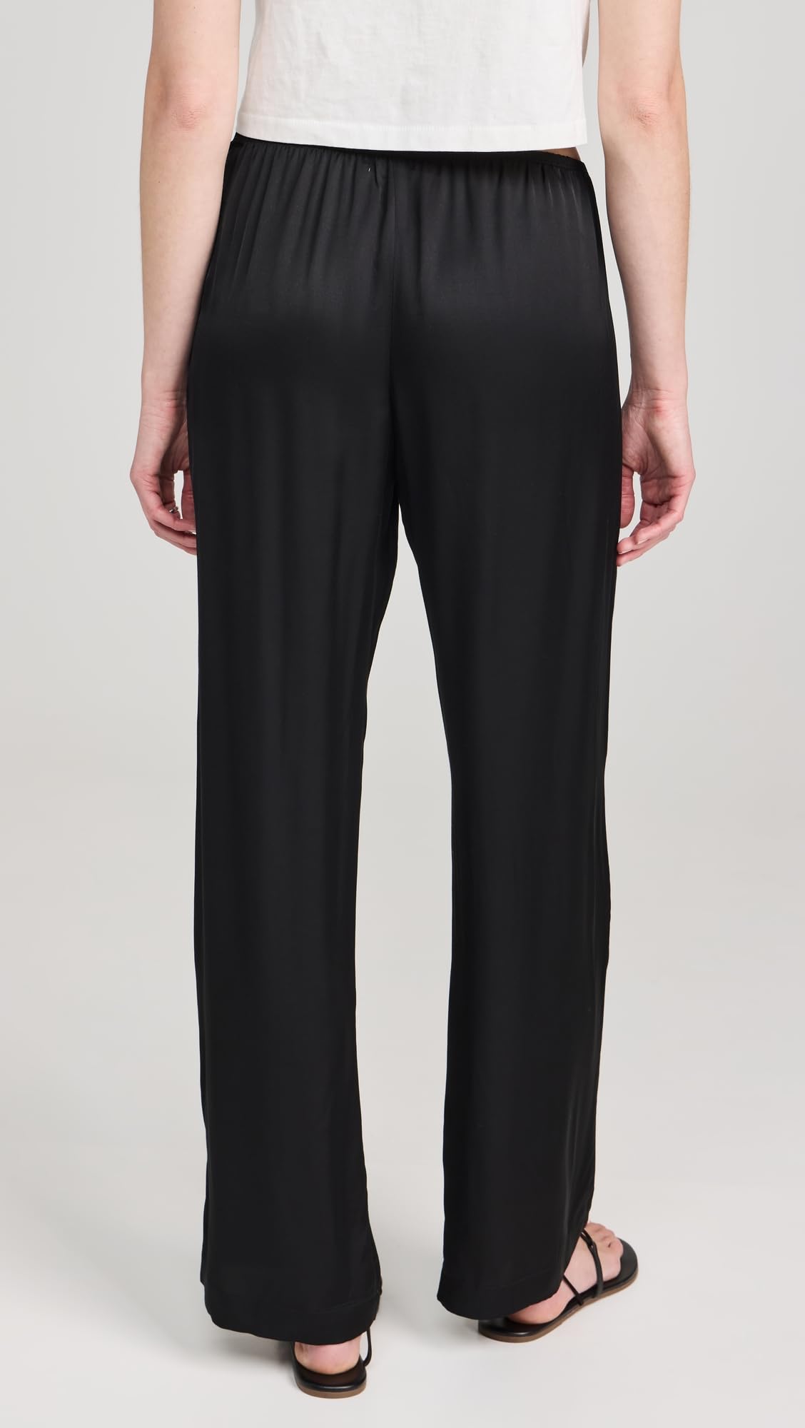 DONNI Women's Silky Simple Pants - Soft Comfortable Lounge Pants for Relaxing at Home, Yoga & Sleep