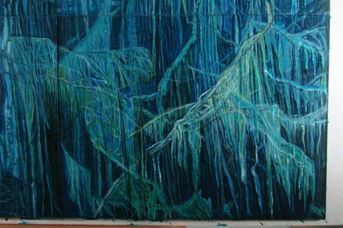 Original Oil Painting - Deep Ocean Blue Seascape Artwork | Handmade Wall Decor for Living Room, Bedroom & Office