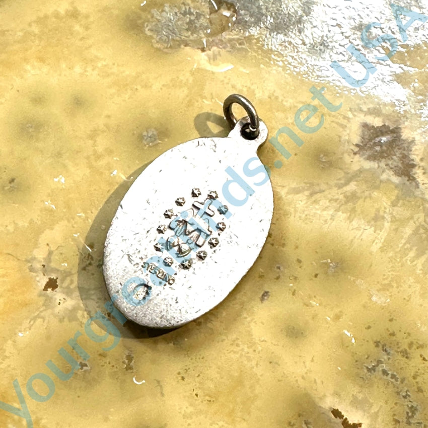 Vintage Sterling Silver Devotional Pendant - Religious Jewelry for Women & Men - Perfect for Church, Prayer & Spiritual Occasions