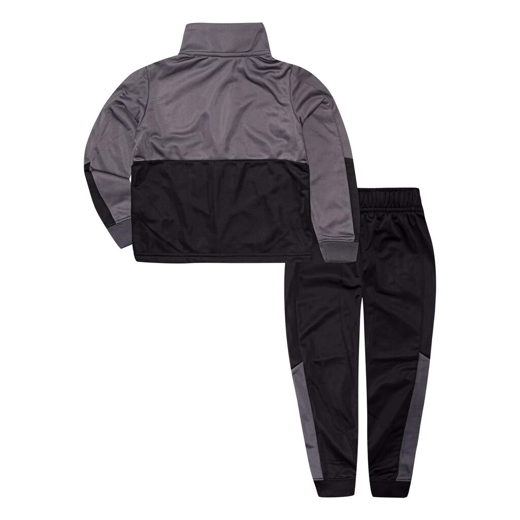 Nike Kids Baby Boy's Color Block Full Zip Hoodie & Jogger Pants 2-Piece Track Set (Toddler) - Comfortable Athletic Outfit for Playtime, School & Outdoor Activities