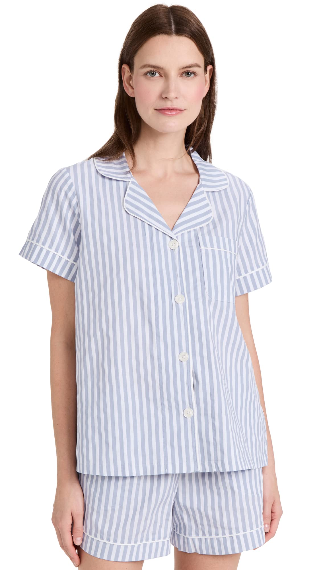 BedHead Pajamas Women's Classic Striped Cotton Pajama Set - Soft & Comfortable Sleepwear for Lounge & Nighttime Relaxation