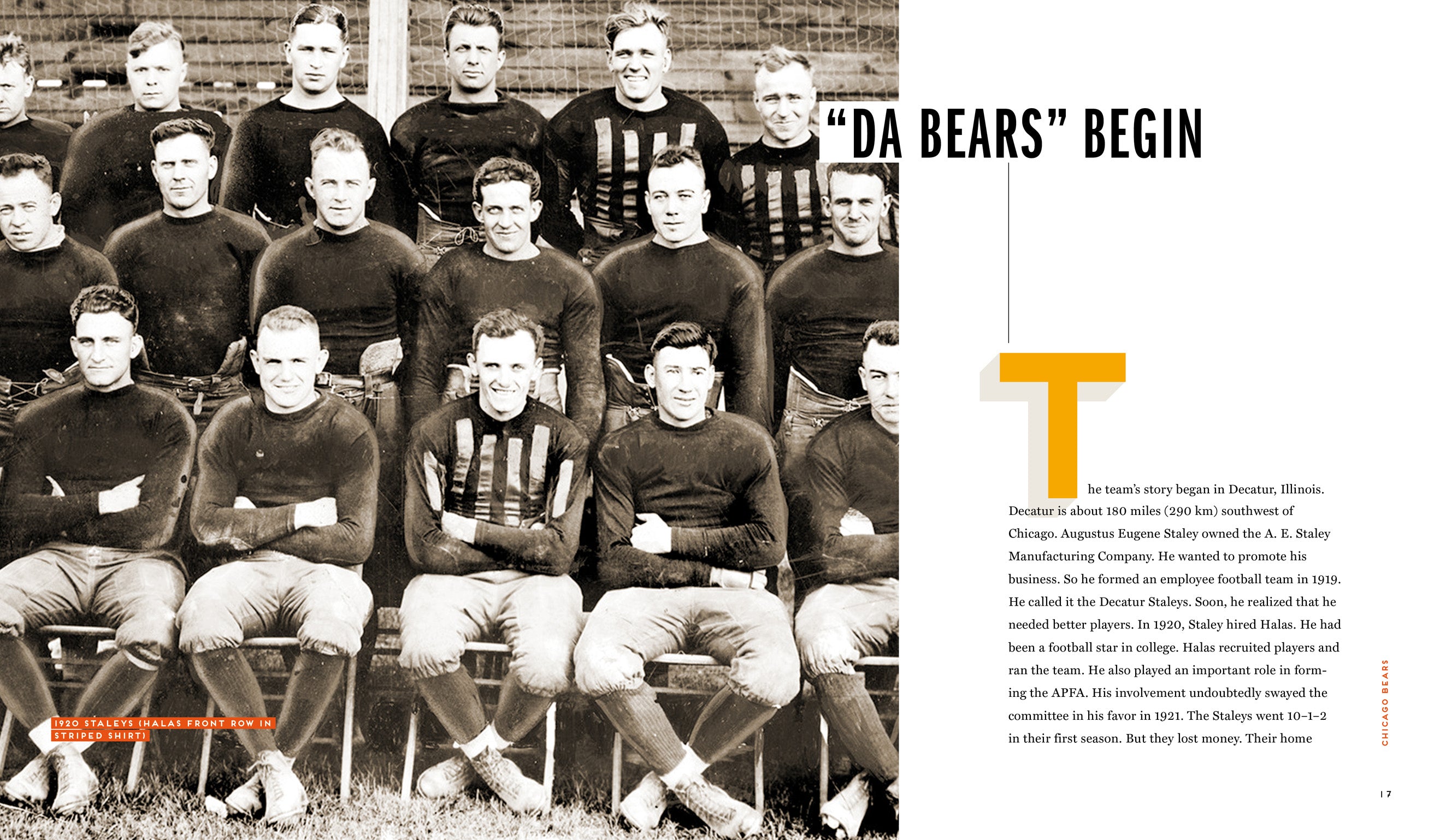 Chicago Bears Book 978-1-64026-135-8 - NFL Team History, Players & Facts for Football Fans & Collectors