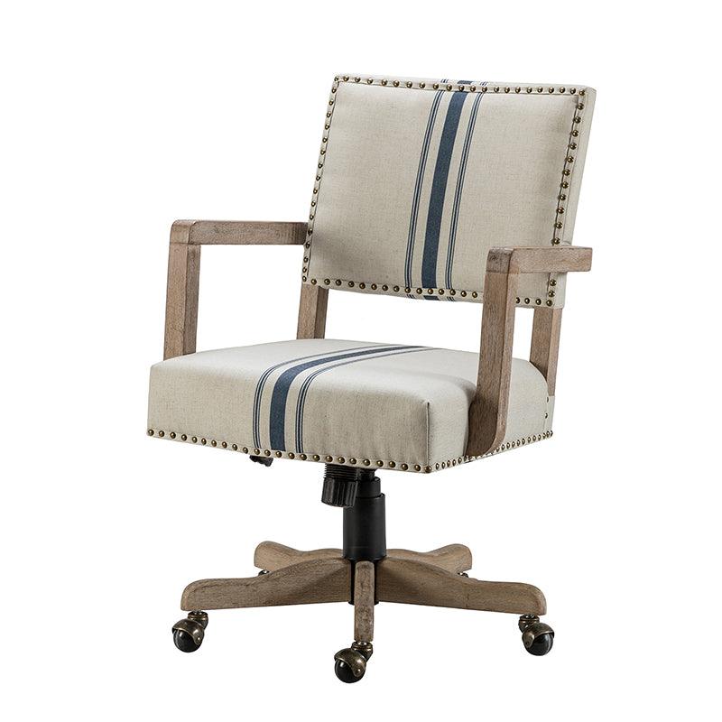 Ergonomic Megan Fabric Office Chair with Adjustable Height - Comfortable Desk Chair for Home & Office Workspace - Perfect for Long Hours Sitting, Gaming, and Remote Work