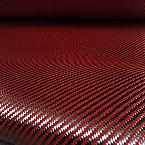 Premium 3K 240gsm 2x2 Twill Real Carbon Fiber Fabric - 50cm/80cm Width with Honeycomb Hybrid Carbon Kevlar Weave (Honeycomb Pattern, 80cm Width, 3m Length) - Ideal for Automotive Parts, DIY Projects, Aerospace Applications & High-Performance Equipment Reinforcement