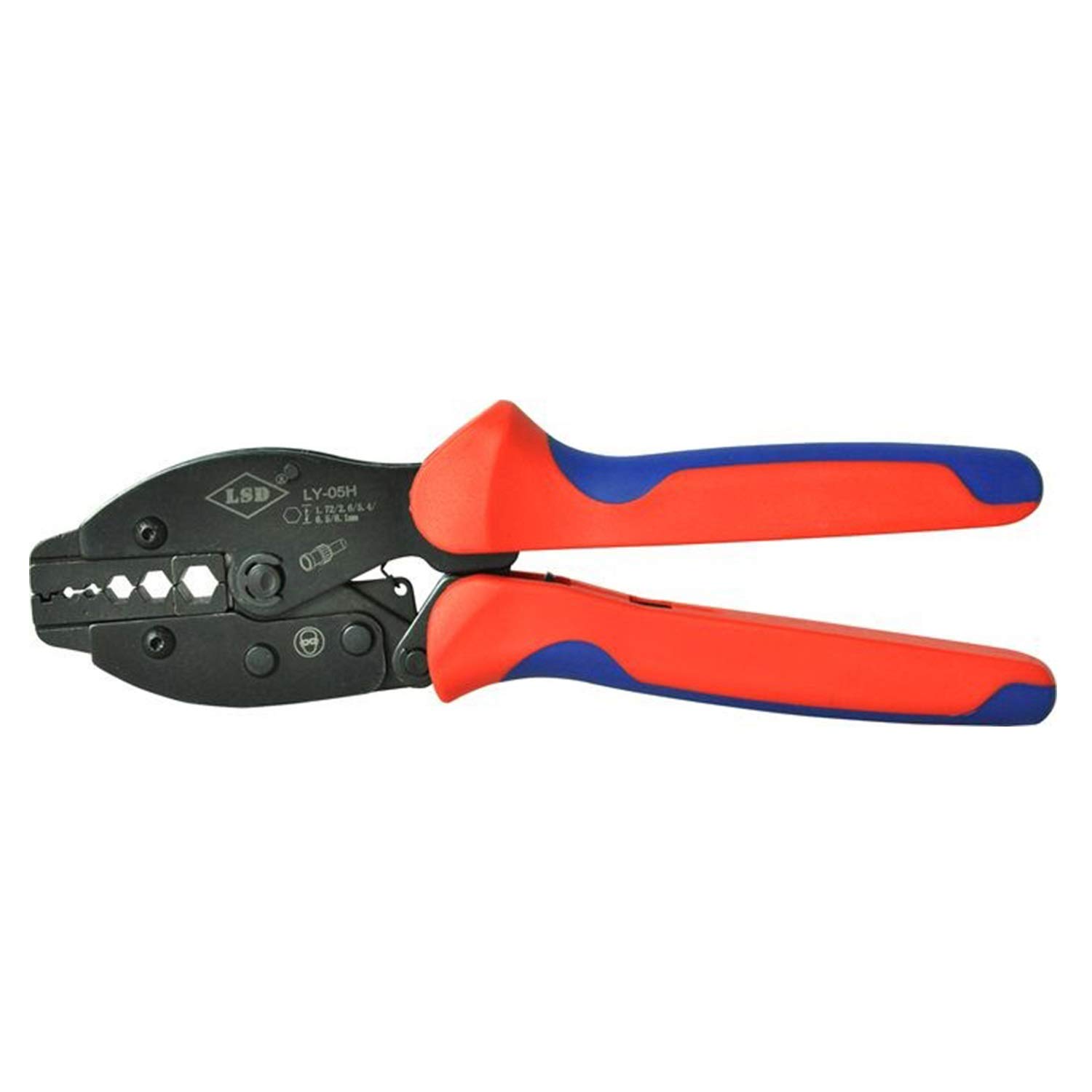 Professional Crimping Pliers Tool Kit with Cable Cutter, Wire Stripper & Interchangeable Dies - Multi-Functional Hand Tool Set for Electrical Work, DIY Projects & Network Installations