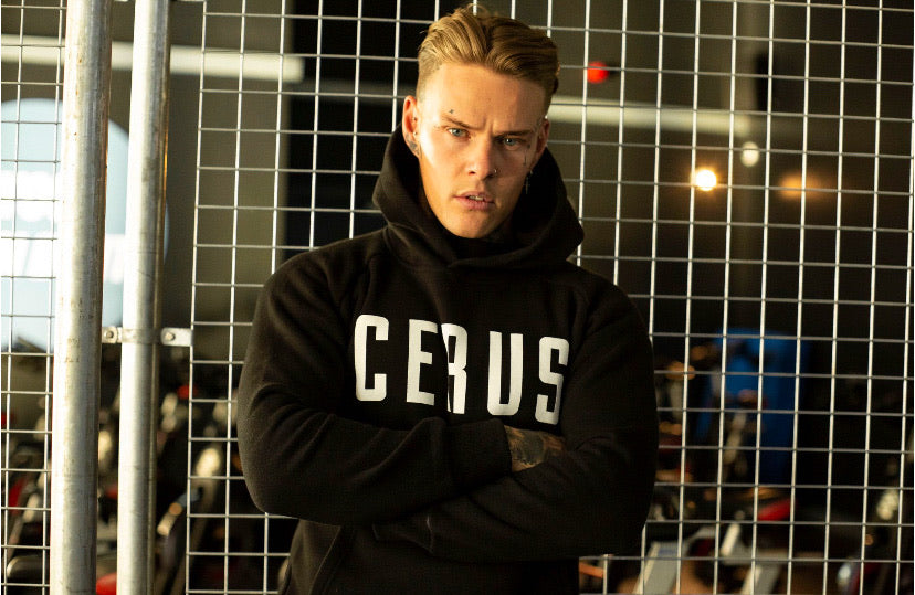 Cerus Black Training Hoodie for Men & Women - Lightweight, Breathable Workout Hooded Sweatshirt - Gym, Running, Yoga, Outdoor Activities