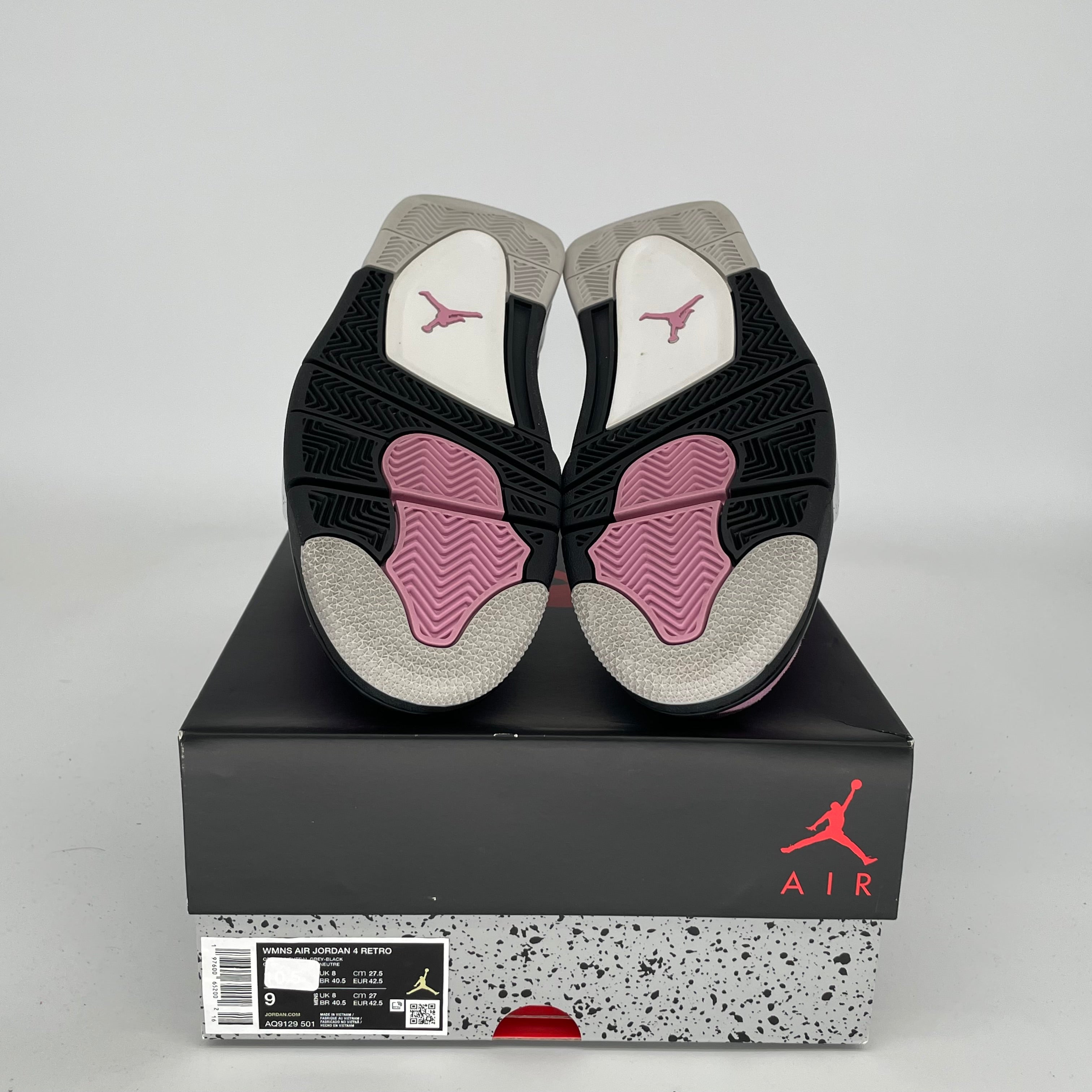 AIR JORDAN 4 ORCHID W Women's Sneakers - Size 9/10.5W (AQ9129-501) - Retro Basketball Shoes for Running, Gym & Street Fashion